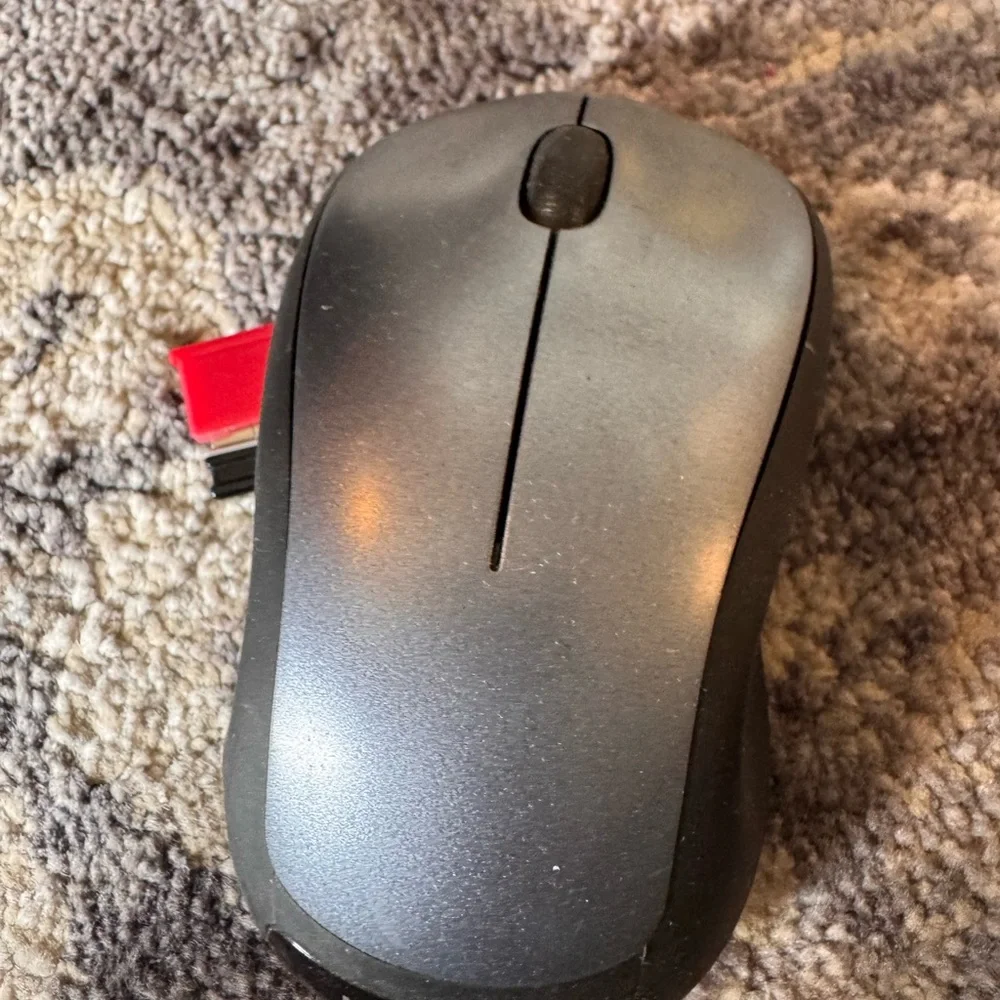 Logitech Gray and Black Wireless Bluetooth Mouse